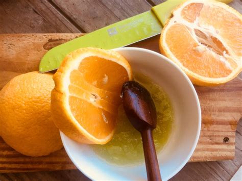 DIY Citrus Salt Scrub With Honey & Real Citrus Juice