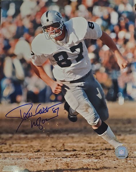 Autographed DAVE CASPER 11X14 Oakland Raiders photo - Main Line Autographs