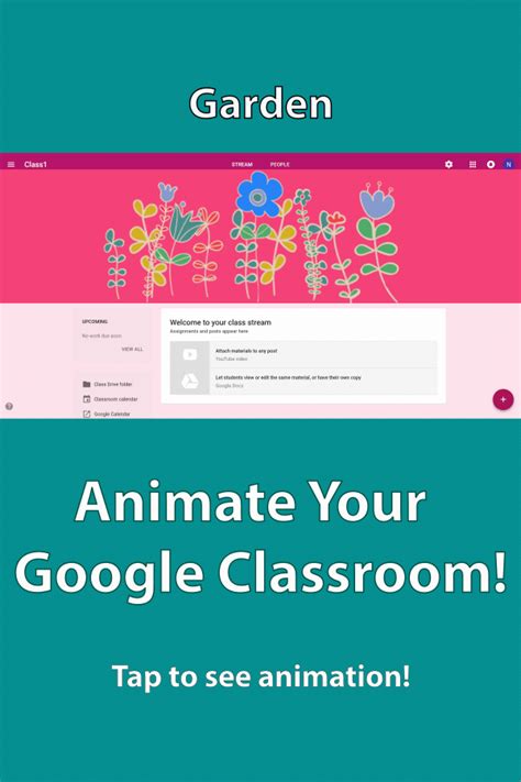 Animated Google Classroom Headers (Garden) Banners - Distance Learning | Google classroom ...