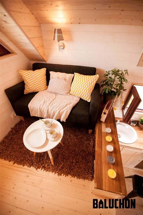 Tiny home's unusual layout maximizes available space