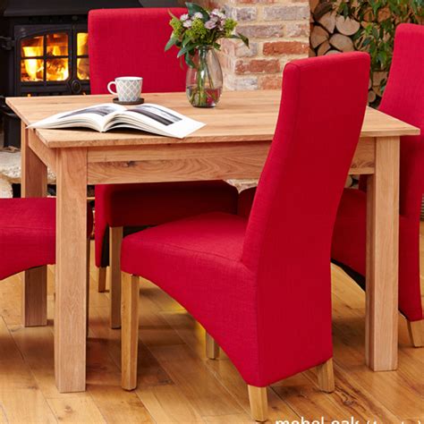Fornatic Wooden Dining Table In Mobel Oak - SimplyDiningRoomFurniture.co.uk
