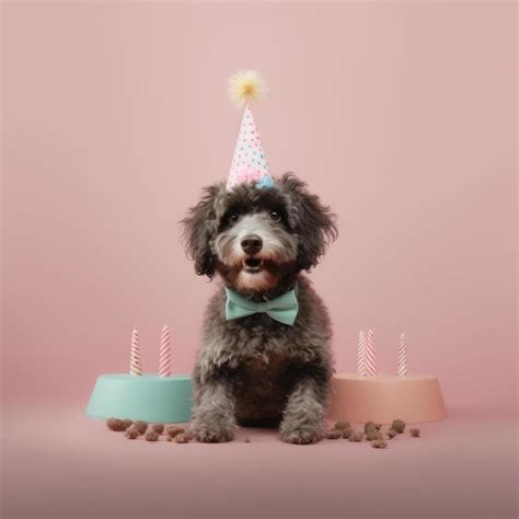 Cute funny birthday dog. Illustration 22779001 Stock Photo at Vecteezy