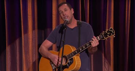 Adam Sandler Gets Back to Comedy Singing With an Ode to His Old Chair