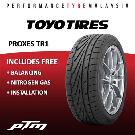 Toyo Proxes TR1 15 16 17 18 19 inch Tyre Tayar Tire (FREE INSTALLATION ...