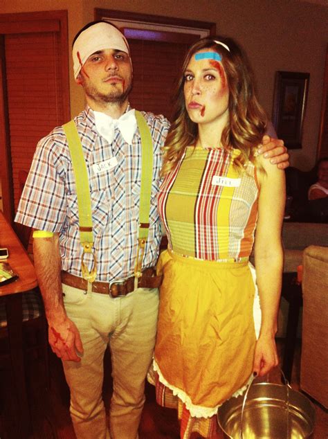 Jack and Jill Went Up the Hill to Fetch a Pale of Water... Couples Halloween Costumes ...