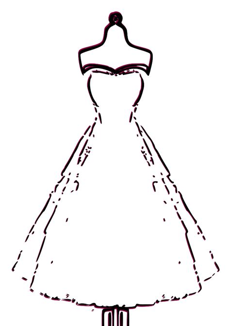 Vintage Dress Clip Art at Clker.com - vector clip art online, royalty free & public domain