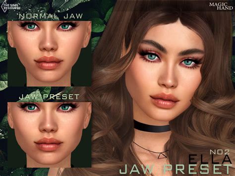 The Sims Resource - Ella Jaw Preset N02