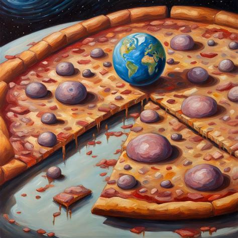 Pizza Universe - AI Generated Artwork - NightCafe Creator