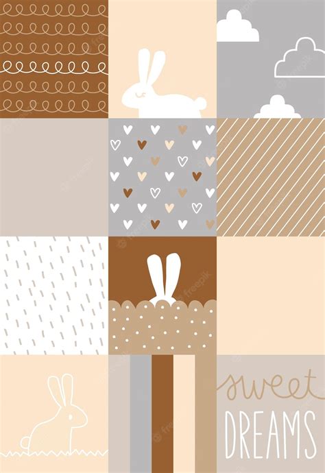 Premium Vector | Bunny dreams vector illustration