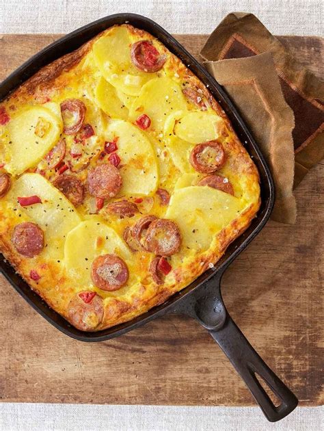 Portuguese Sausage Frittata | Portuguese recipes, Portuguese sausage ...