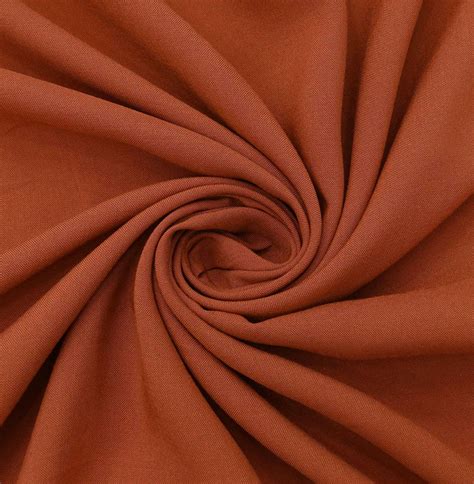 Rust Orange Dress Fabric Sewing Decor Home Accessories - Etsy