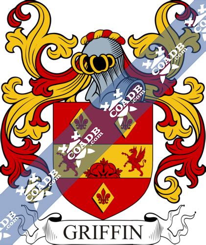 Griffin Family Crest, Coat of Arms and Name History