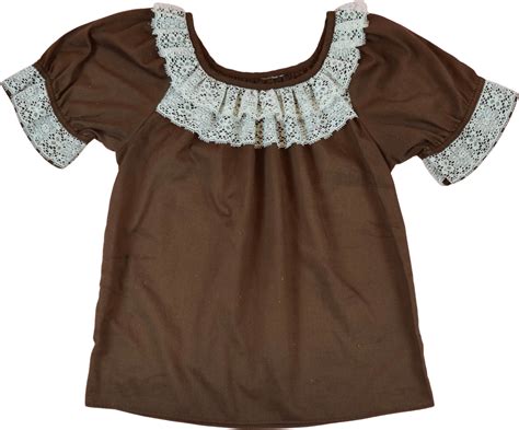 Vintage 70’s Brown Boho Peasant Blouse by Rockmount Ranch Wear | Shop THRILLING