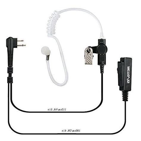 Retevis 2 Pin Walkie Talkies Earpiece Compatible Motorol