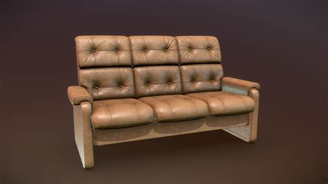 Chesterfield Sofa - Download Free 3D model by Ananda Yokesh ...