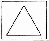 Colouring Picture Of A Triangle sketch template