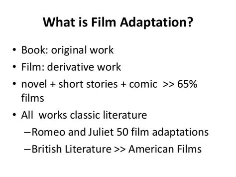 Film adaptation