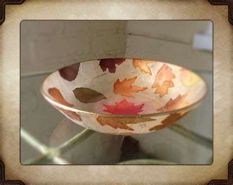 Reverse decoupage on glass | Decoupage glass, Decoupage, Indoor crafts