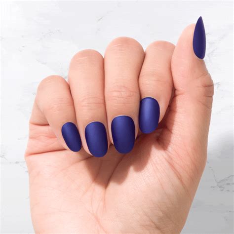 Sustainable Nails - Denim - Oval