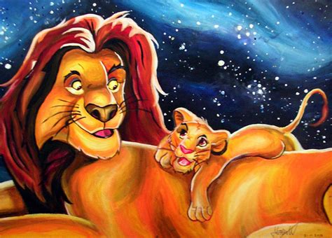 The Lion King Painting at PaintingValley.com | Explore collection of ...