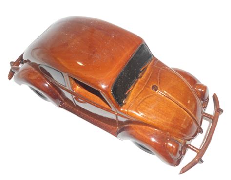 Buy Handmade Wooden Model VW Beetle Car In Australia
