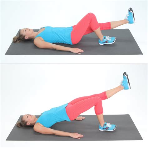 Single-Leg Bridge Kicks | 15-Minute Butt Circuit Workout | POPSUGAR ...