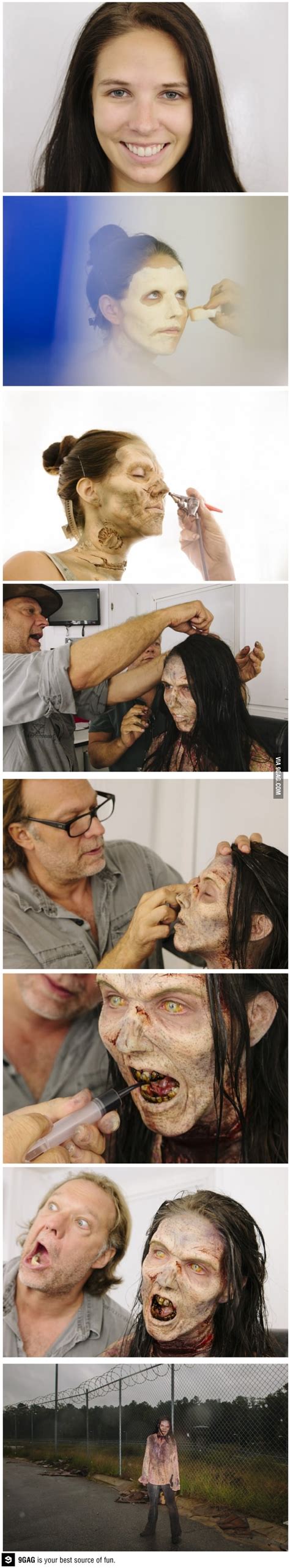 The walking dead makeup | Walking dead makeup, The walking dead, Zombie ...