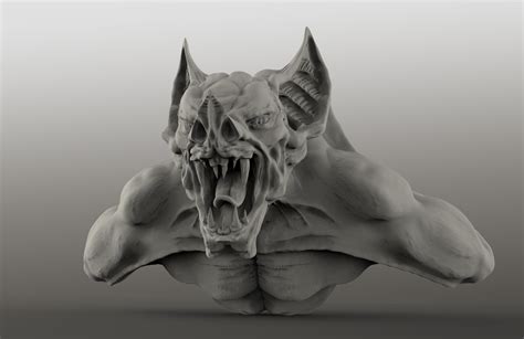 ArtStation - Bat Creature sculpt