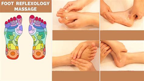 Reflexology Foot Massage Technique with a Foot massage