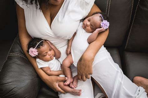 In-Home Newborn Photoshoot - Twins - Twin Girls - BLP Photography ...