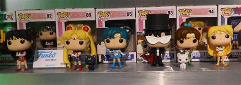 Sailor Moon Funko Pop! Vinyl Sailor Mars, Sailor Moon, Luna, Sailor ...