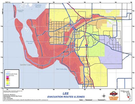 Lee County evacuation routes