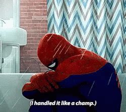 Into The Spider Verse Spiderman GIF - Into The Spider Verse Spiderman Crying - Discover & Share GIFs