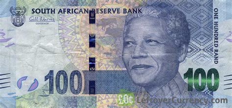 100 South African Rand banknote Nelson Mandela - Exchange yours today