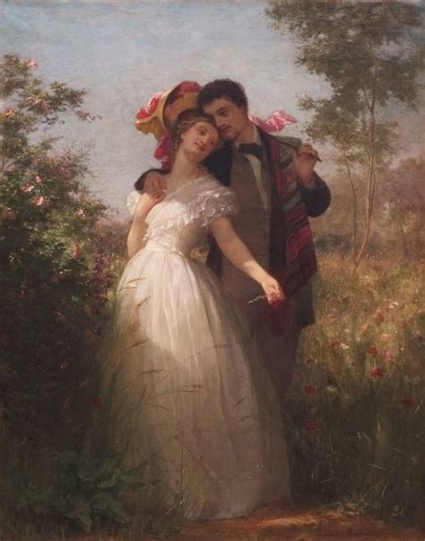 Jean Étienne Maisiat - Painting 19th Century Romantic Portrait at 1stDibs