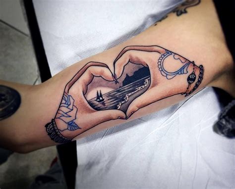 TATTOOS.ORG — Heart Hands Tattoo Artist: EQUILATTERA Private... | Hand ...