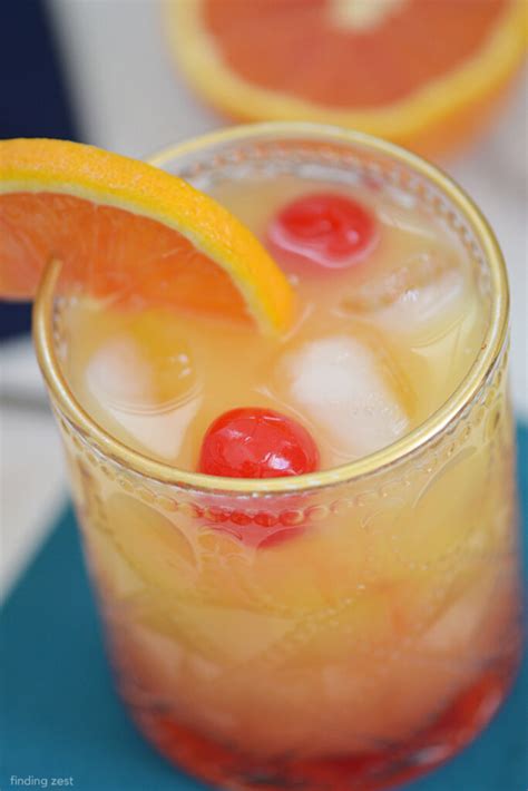 Tequila Sunrise Mocktail (Easy Non-Alcoholic Drink Recipe) - Finding Zest