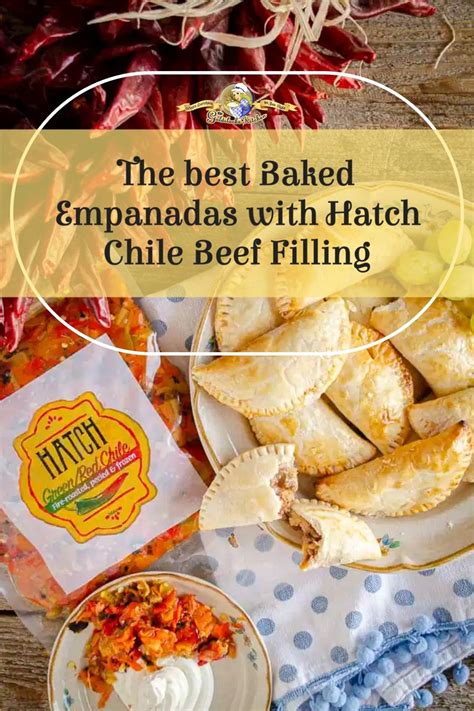 This delicious Hispanic heritage recipe for Baked Empanadas with Hatch Chile Beef Filling checks ...