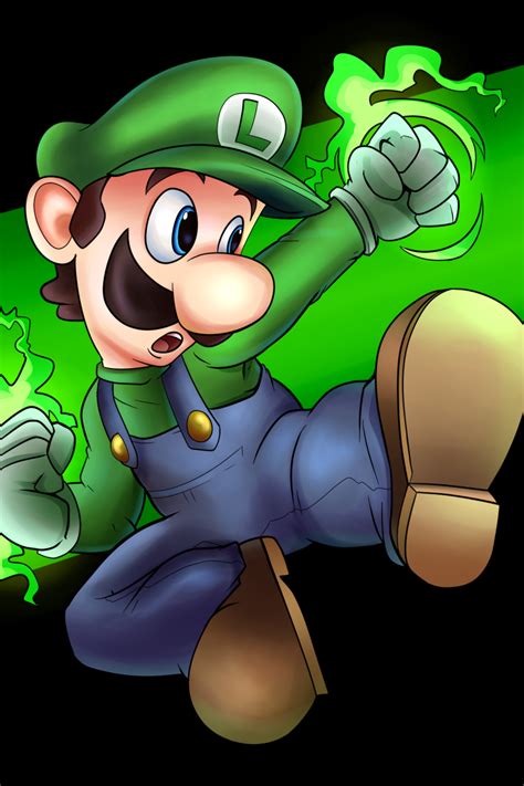 09. Luigi (SSBU) by AndrewMartinD on DeviantArt