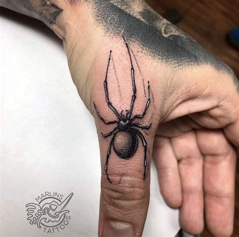 13+ Astonishing Spider tattoo on hand pics ideas in 2021