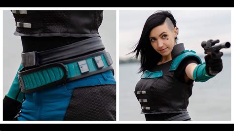 CARA DUNE COSPLAY PART 5 : BELTS / GUN HOLSTER - YouTube