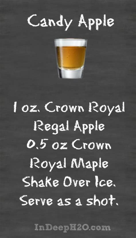 Crown Royal Regal Apple Cocktail Recipes #CrownApple In Deep H2O ...