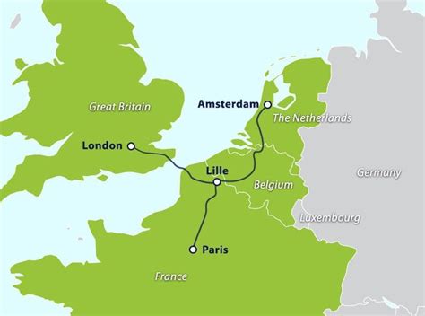 Eurostar high-speed train | Eurostar, Train route map, Europe train