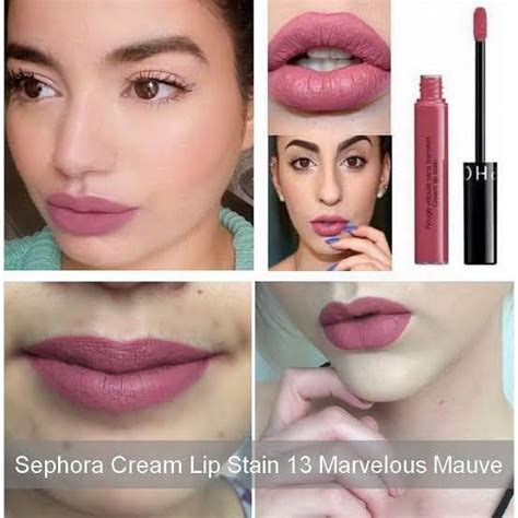 Sephora Cream Lip Stain in 13 Marvelous Mauve, Beauty & Personal Care ...