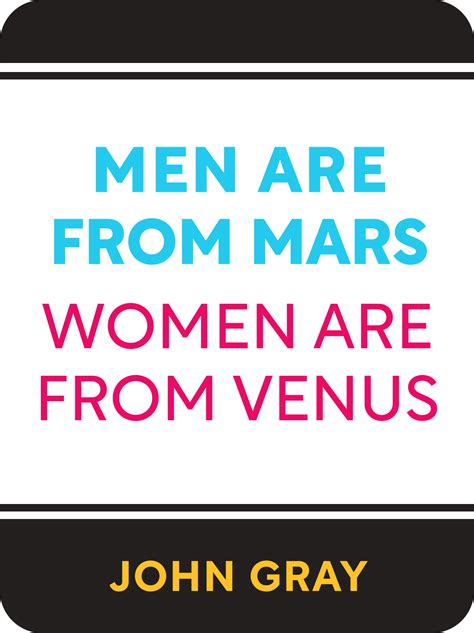 Men Are From Mars, Women Are From Venus Book Summary by John Gray