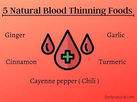 Check This Top 5 Natural Blood Thinner - Early Natural