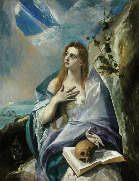 The Penitent Mary Magdalene #3 Painting by El Greco - Fine Art America