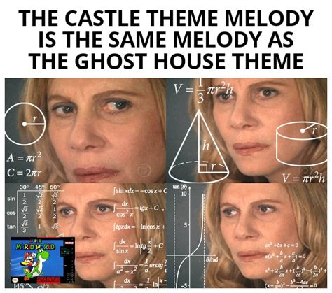 Super Mario Castle Theme vs. Ghost Theme : r/NintendoMemes