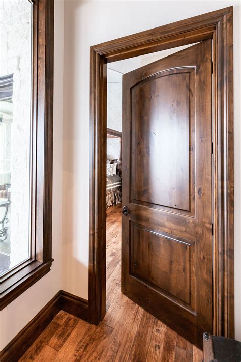 Large Natural Wood Door | Wood doors interior, House trim, Doors interior