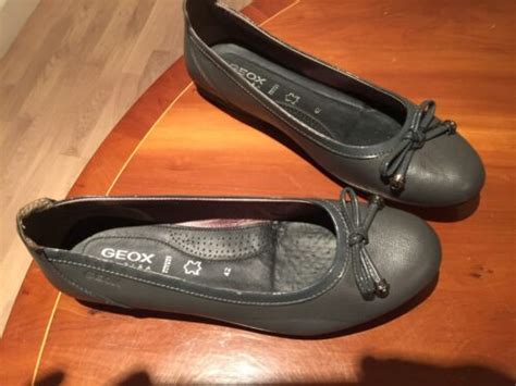 Geox Respira Ladies Leather Ballet Flats Size 42 New | eBay